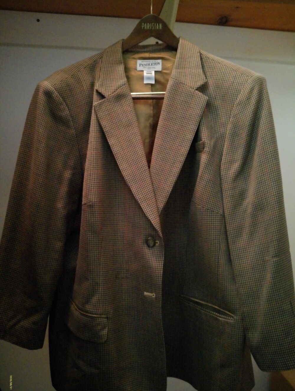 Pendleton Plaid Pantsuit